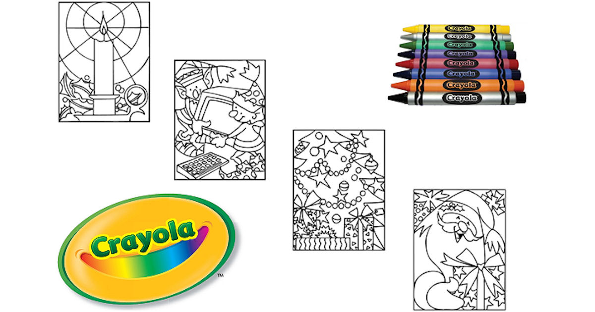 Crayola Christmas Coloring Pages