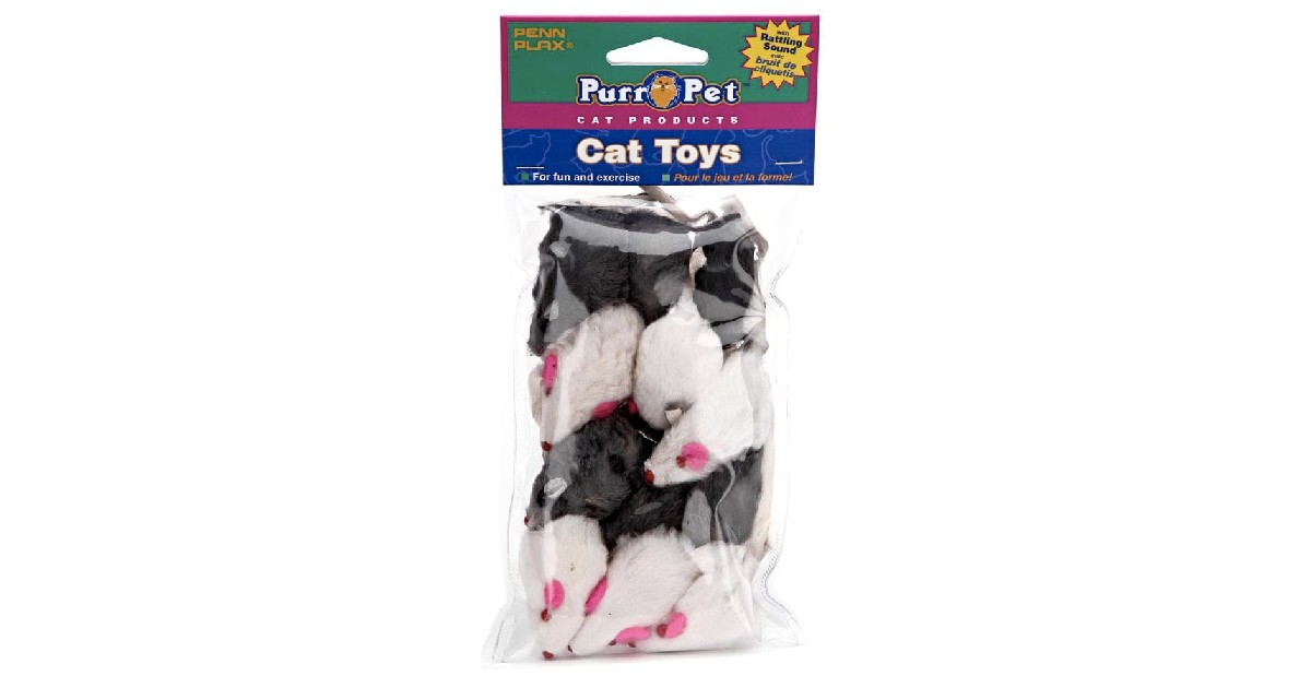 Penn Plax Play Fur Mice Cat Toys on Amazon