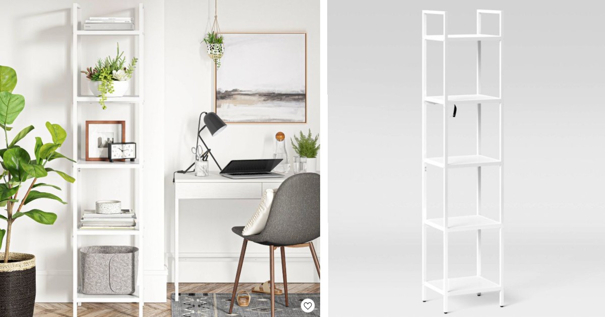 72-Inch Narrow Bookcase ONLY $45 (Reg $90)