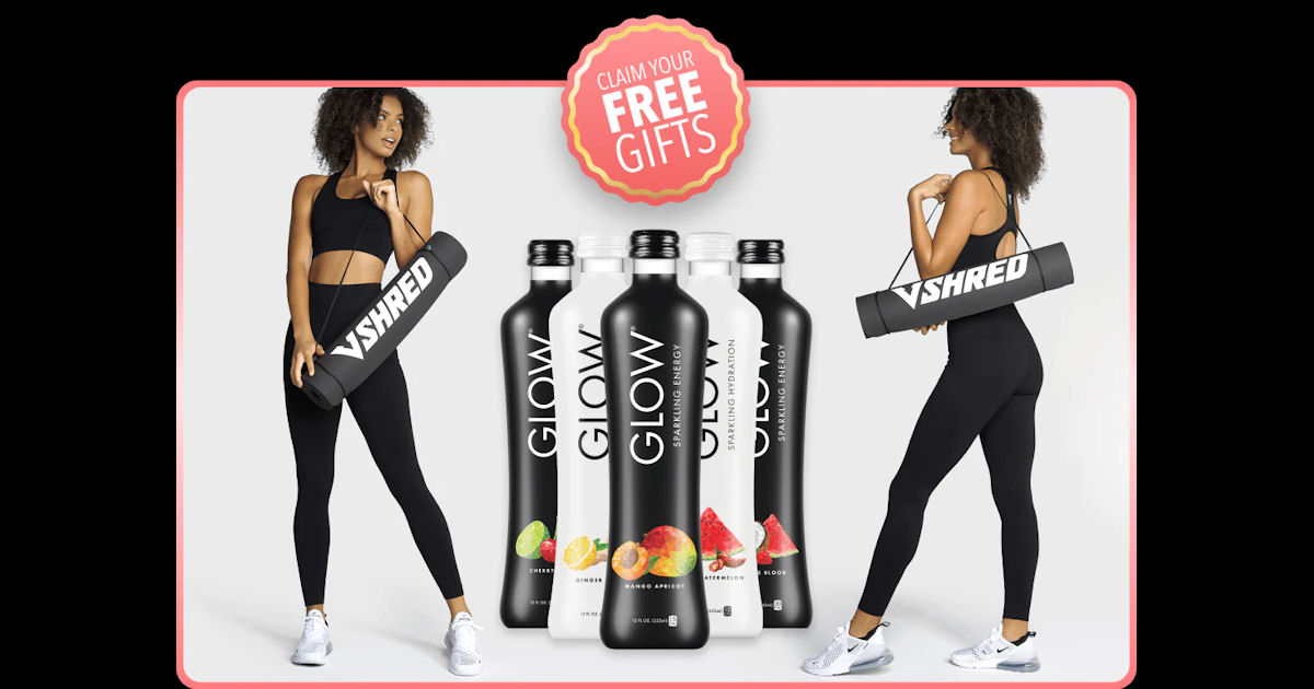 Free Case of GLOW Sparkling Energy Drinks